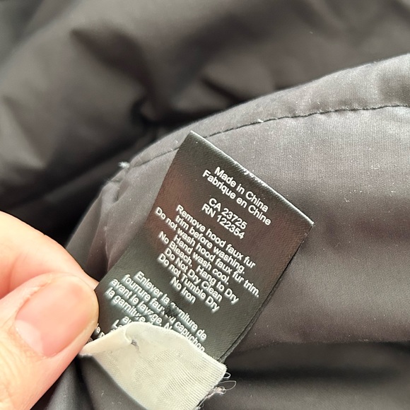 Aritzia Community “Paradigm” Down Filled Black Hemp Jacket/Parka - size XS - Picture 7 of 13